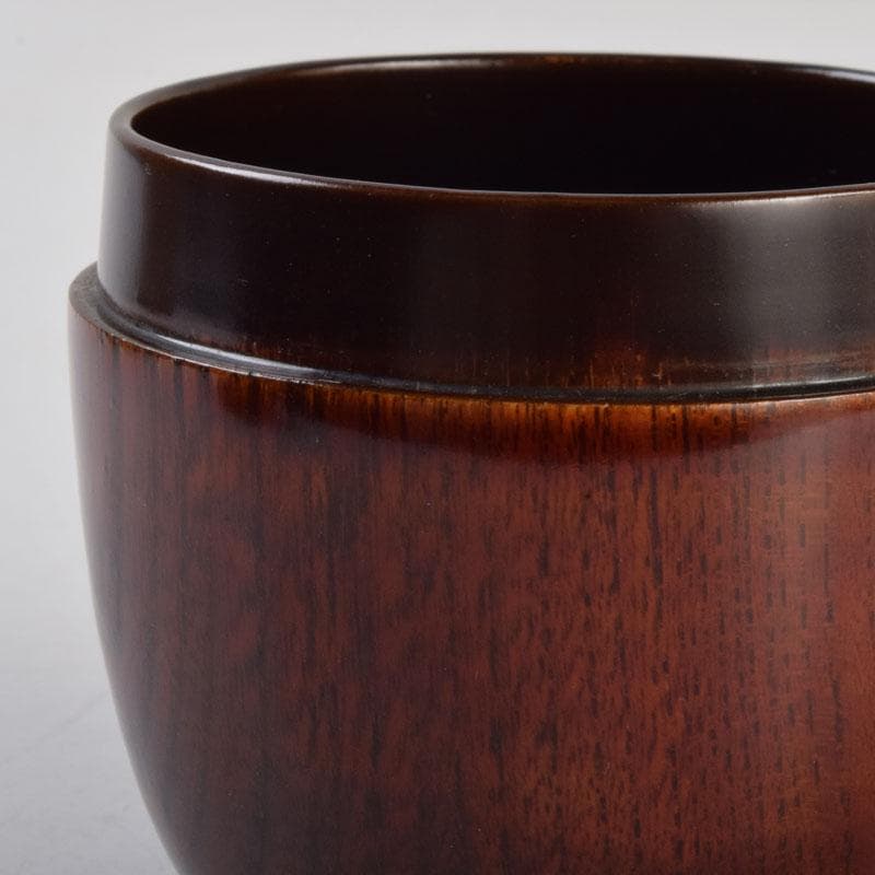 茶道具　欅地　漆塗　棗　時代箱　V　8746