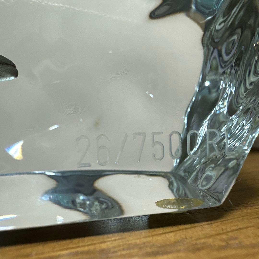 美品✨クリスチャン・リース・ラッセン　イルカアクリルオブジェ彫刻　トリオ