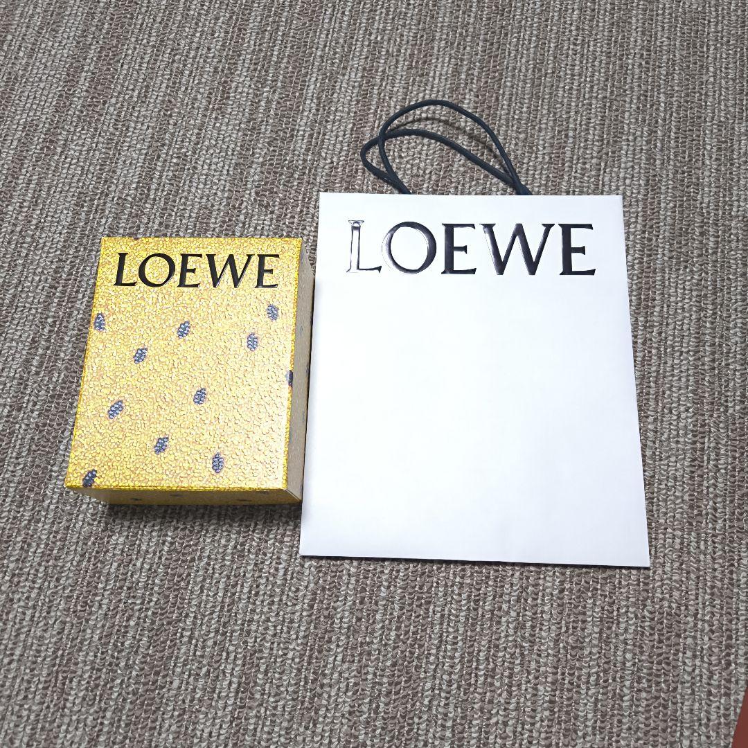 LOEWE ブラウン タン　ダイスポケット　ロエベ