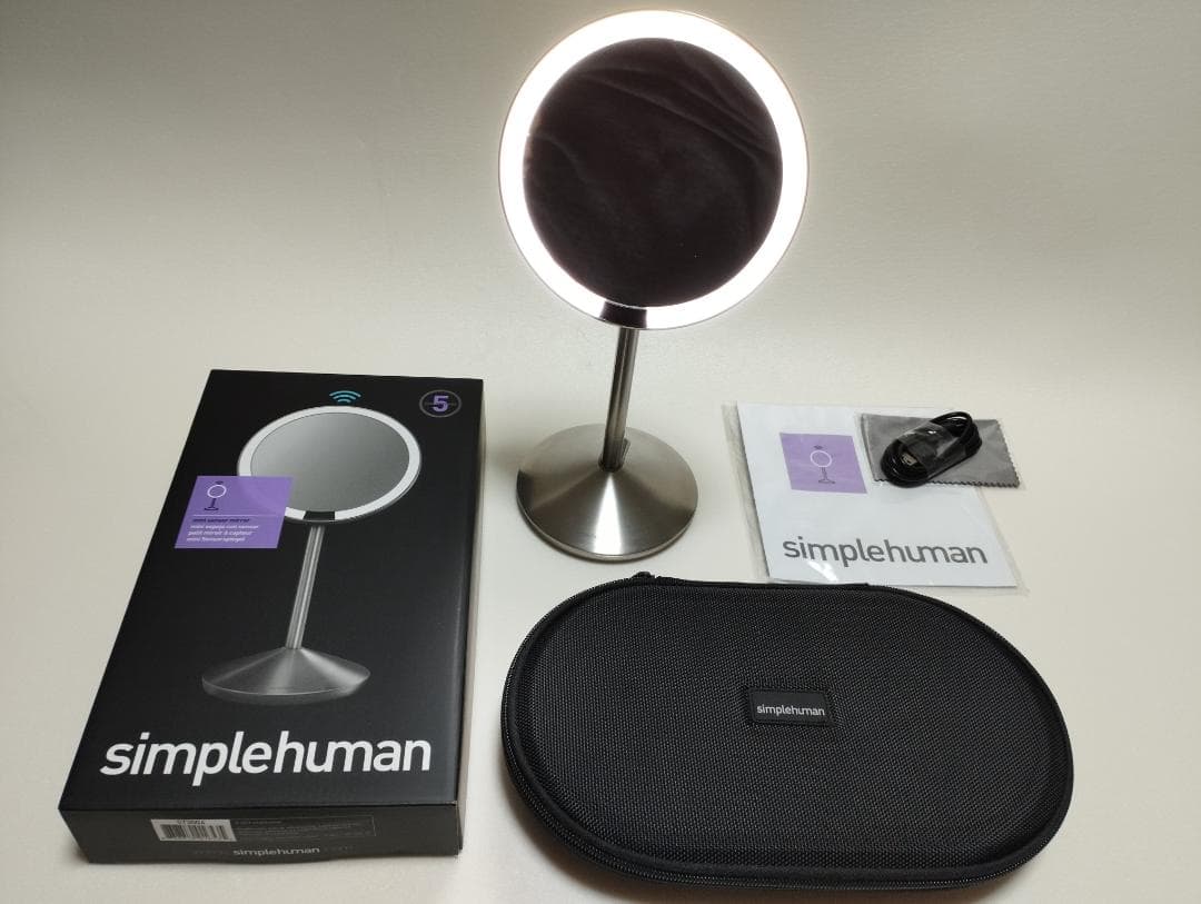 simplehuman 10倍拡大鏡 LEDライト付き