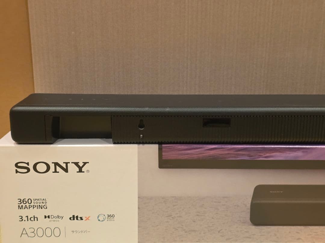 【極美品/長期保証残】SONY サウンドバー HT-A3000