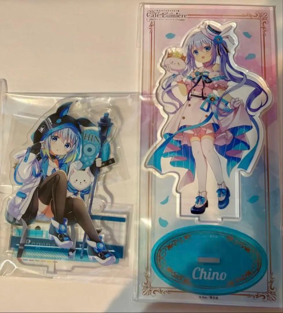 ご注文はうさぎですか？　チノ　まとめ売り　アクリルスタンド　缶バッジ