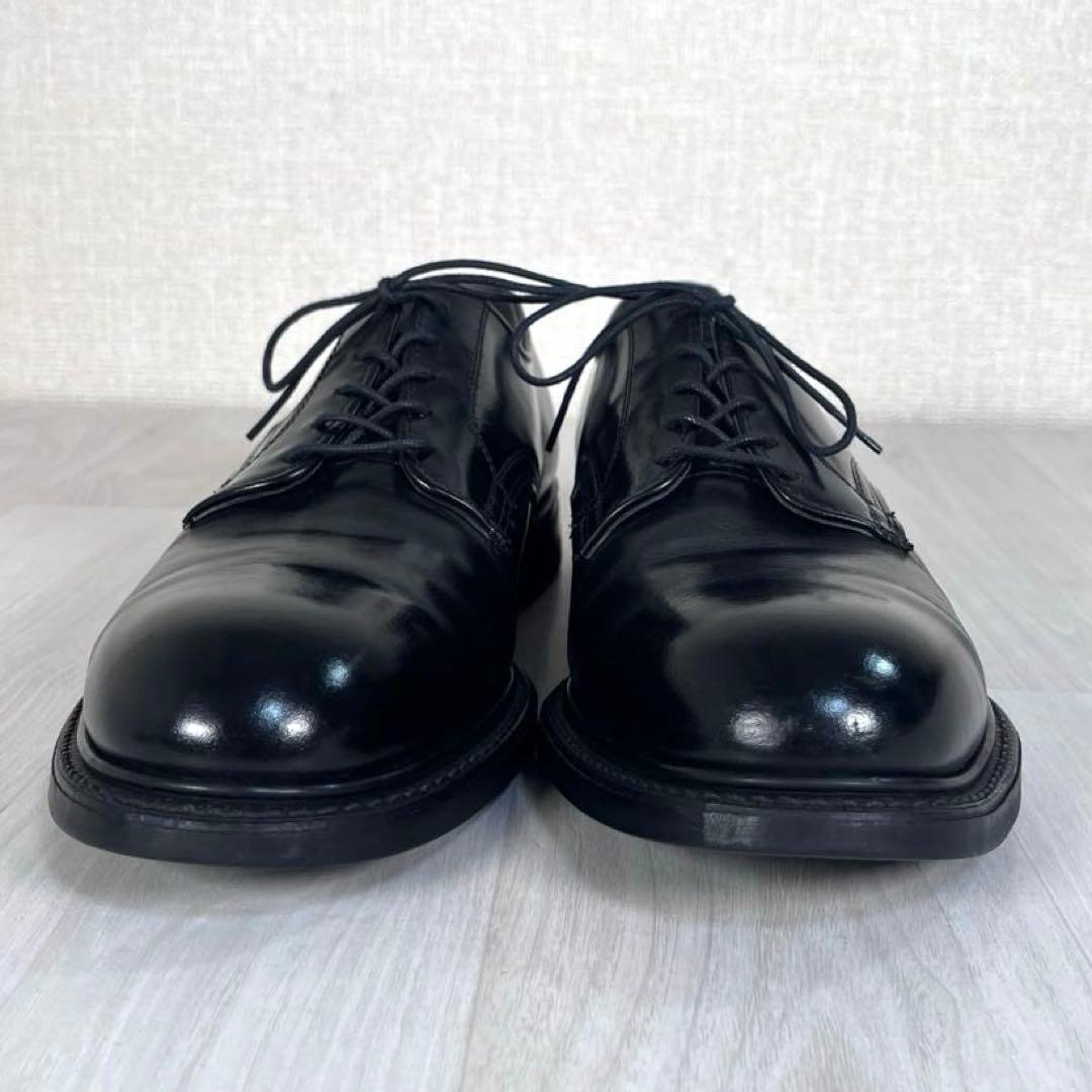 【美品】民間/ミリタリー　サービスシューズ　革靴　スチールトゥ　PT83　80s