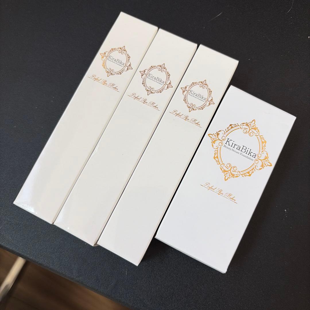 きらびか ビューティーセラムファンデーション 26g 4本セット（各色2本）