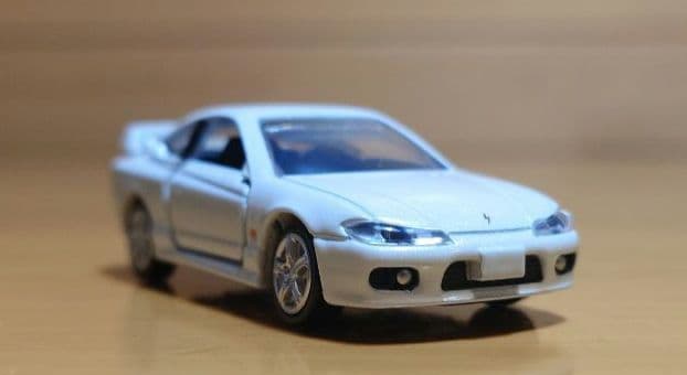 タカラトミートミカプレミアム　日産シルビア(s15) ホワイトパール限定色　白色