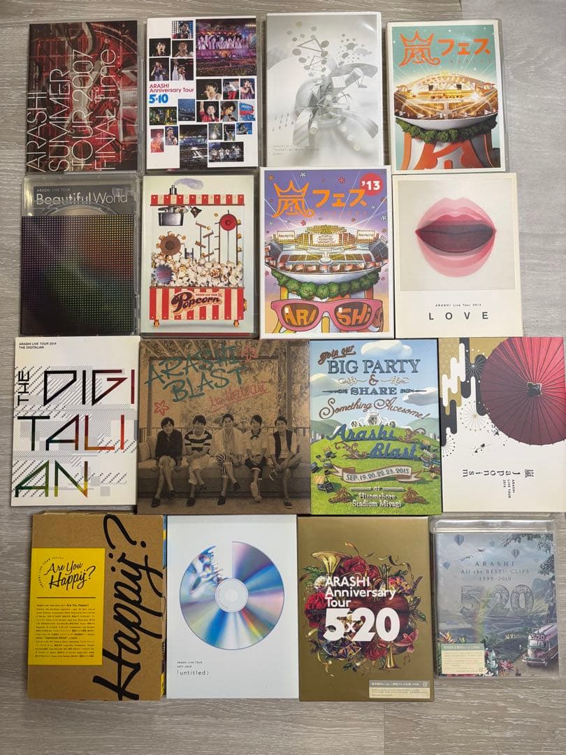 嵐　ライブDVD Best clip 16枚　まとめ売り