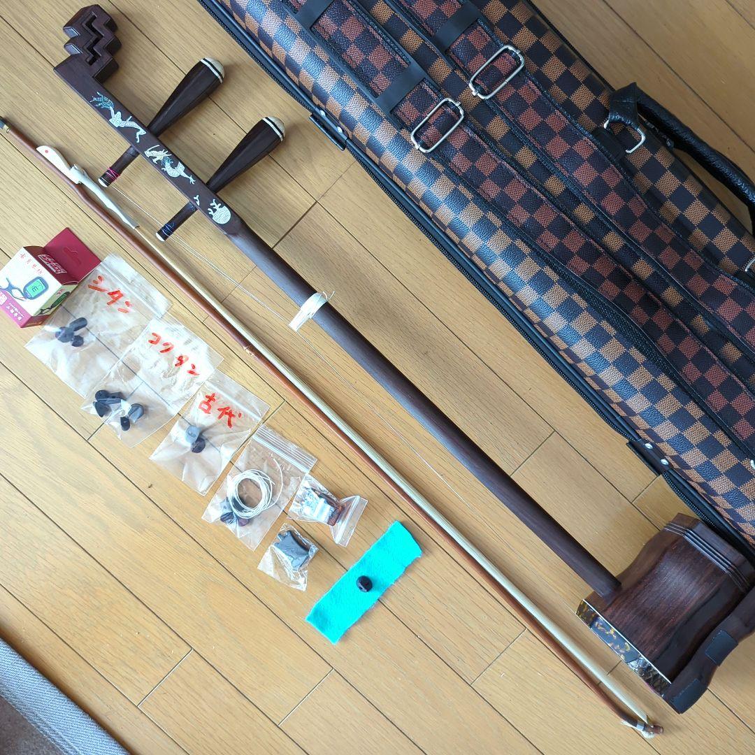 胡涵柔製作 最上級明清老紅木21 螺鈿龍、鳳凰