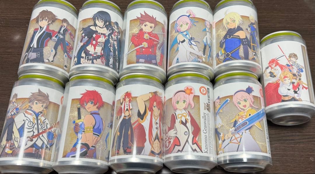テイルズオブ 自動販売機 ラベル缶
