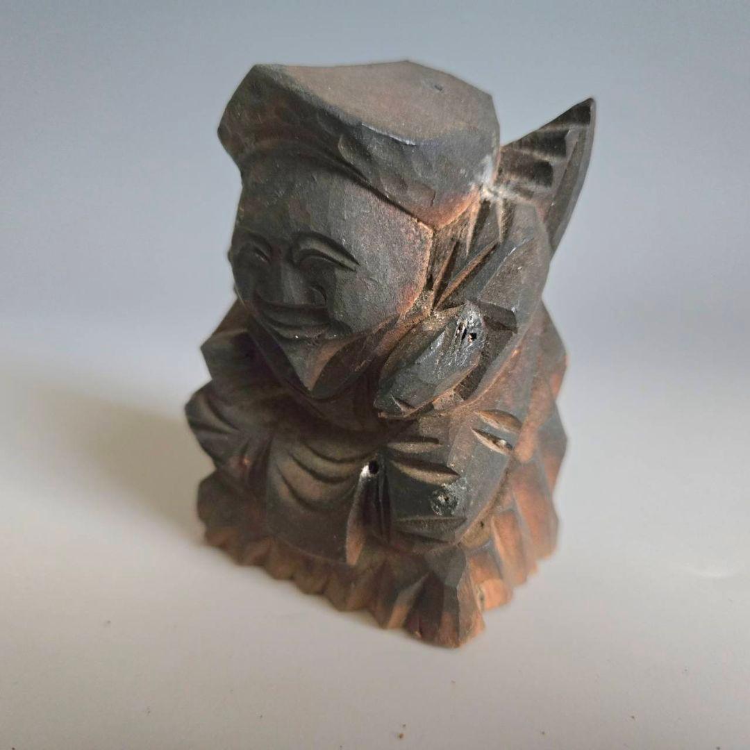 M-1248 木彫 恵比須大黒像 江戸時代 仏像