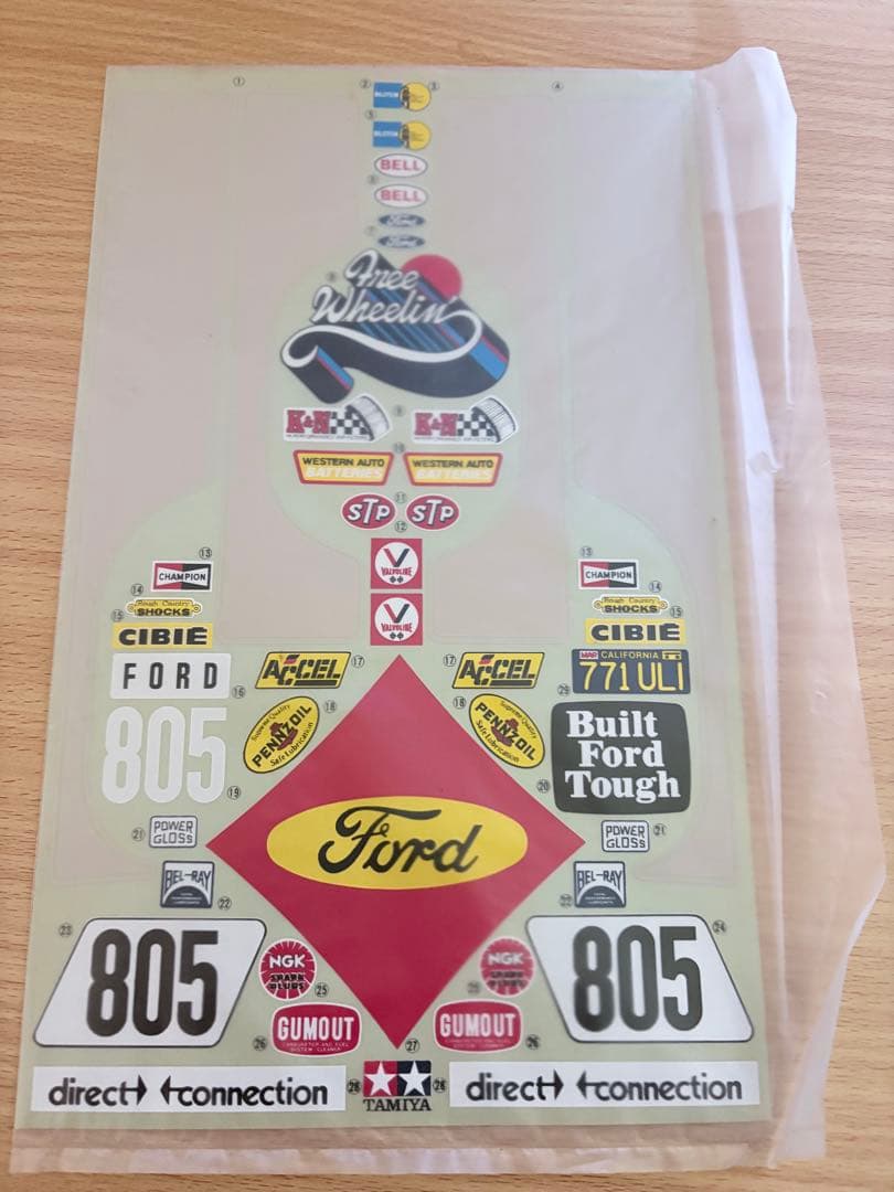 当時物 タミヤ 1/10 フォードF-150レインジャー スペアボディセット