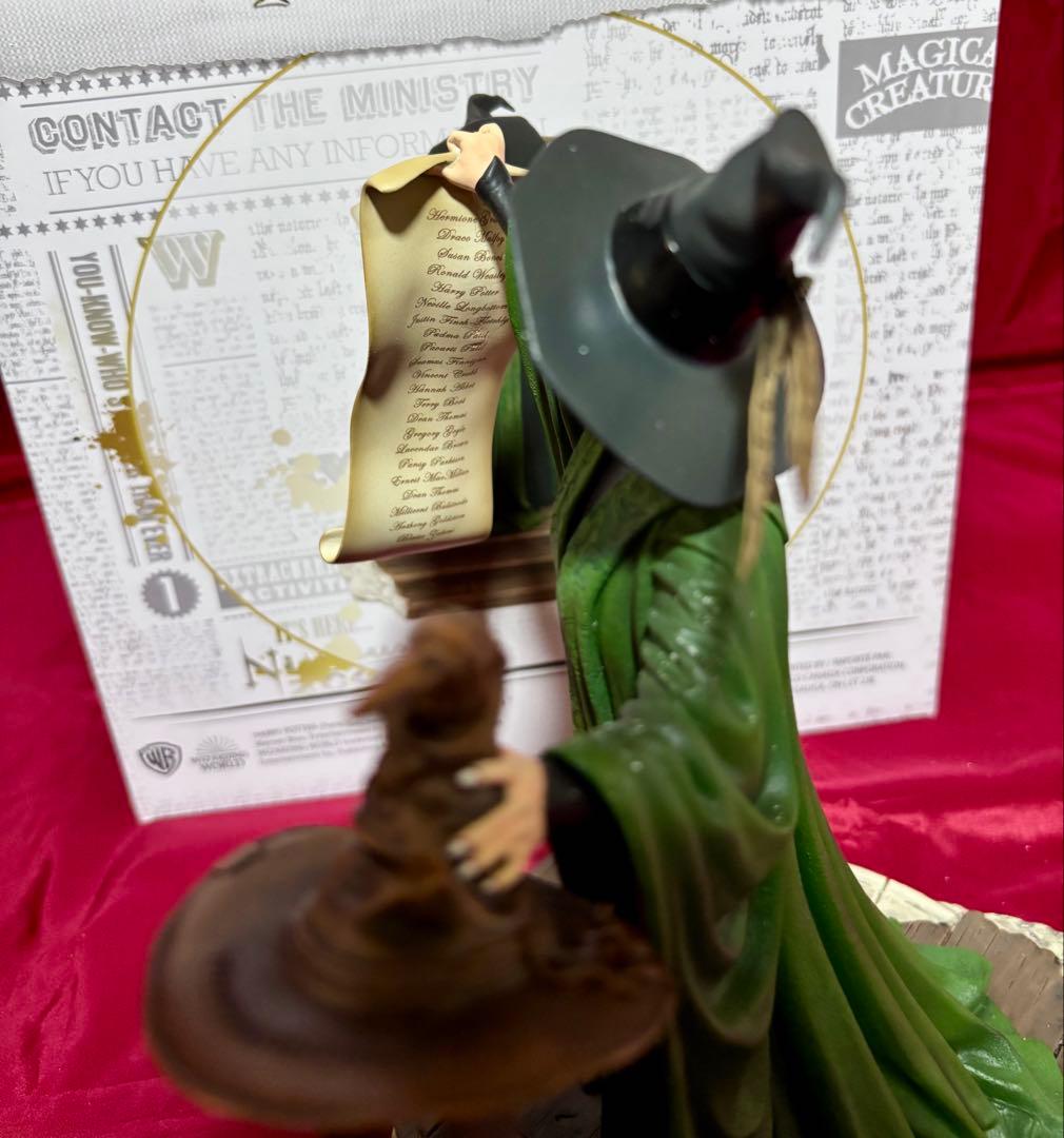 ハリーポッター　enesco マクゴナガル　エネスコ　組み分け帽子　フィギュア