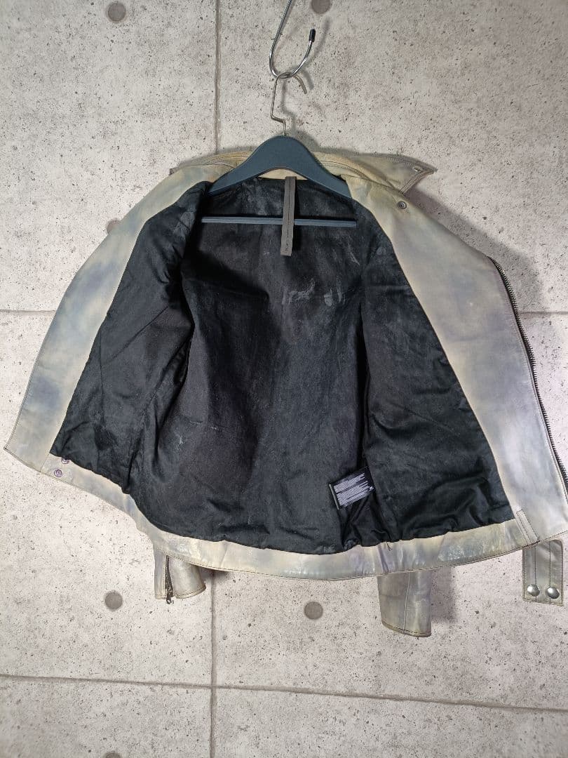 STRUM Burning dyed ダブルライダースジャケット S