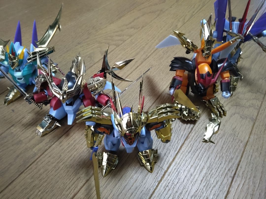 マックスファクトリー　ワタル　影輝鋼衣　龍王　戦王　邪虎　幻王　空王　プラモ