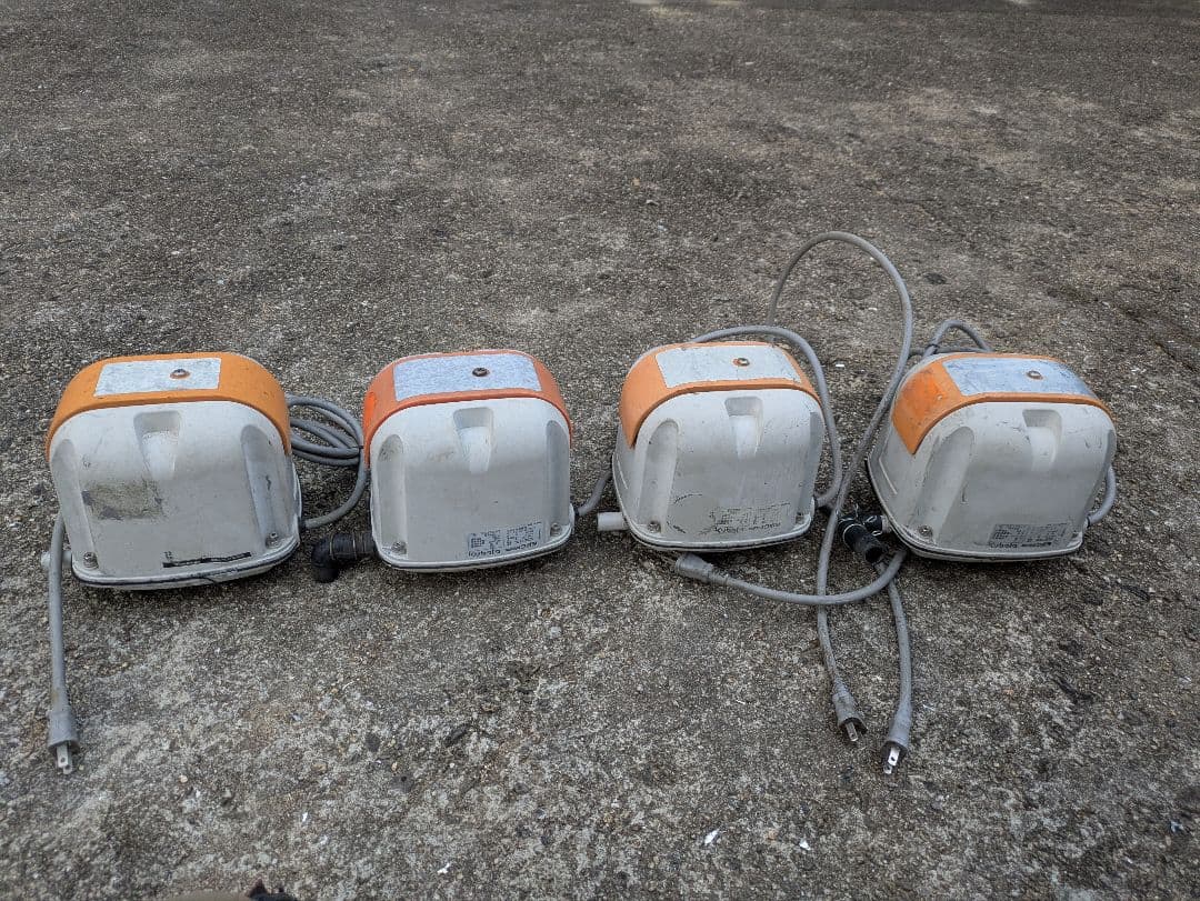 ジャンク⑥　安永 AP-60 2台　60F　 風量不明1台ブロワー エアーポンプ