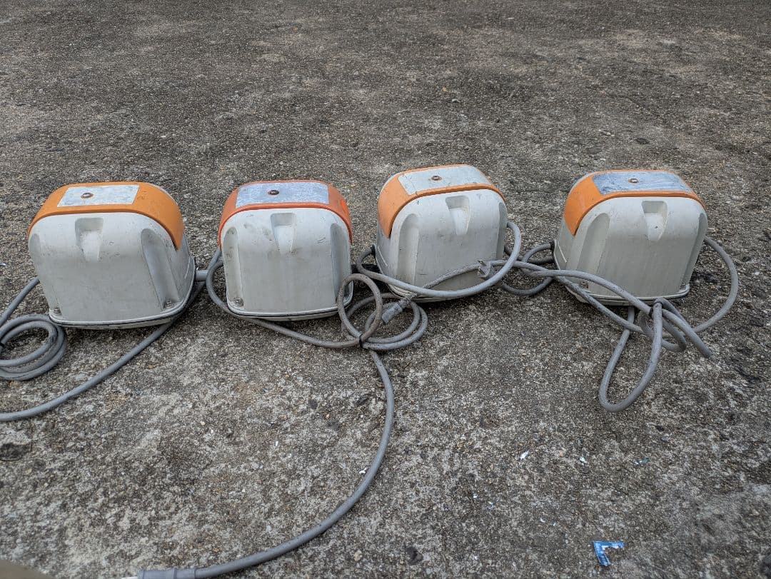 ジャンク⑥　安永 AP-60 2台　60F　 風量不明1台ブロワー エアーポンプ