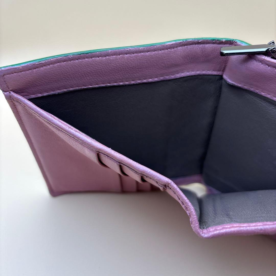 ◆正規品◆ボッティガヴェネタイントレチャート 二つ折りサイフとオマケキーケース付