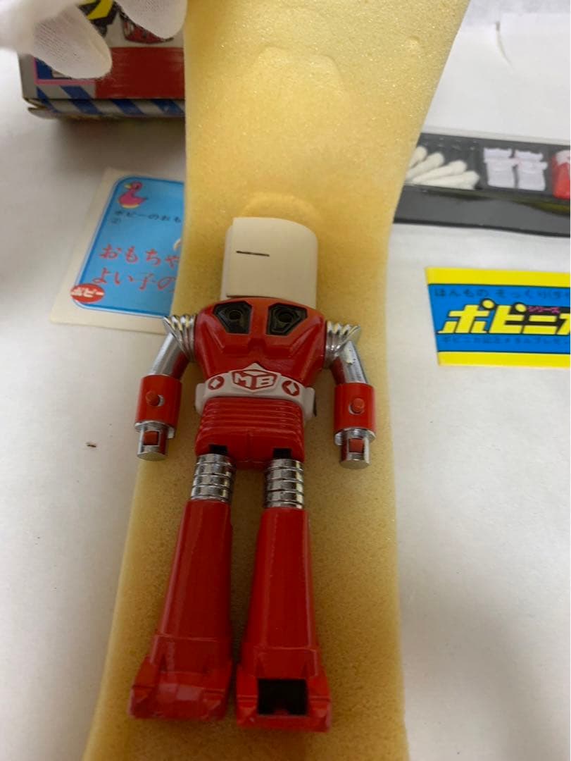 ⚠️デッドストック　当時物　スーパーロボット　マッハバロン　超合金　ポピニカ
