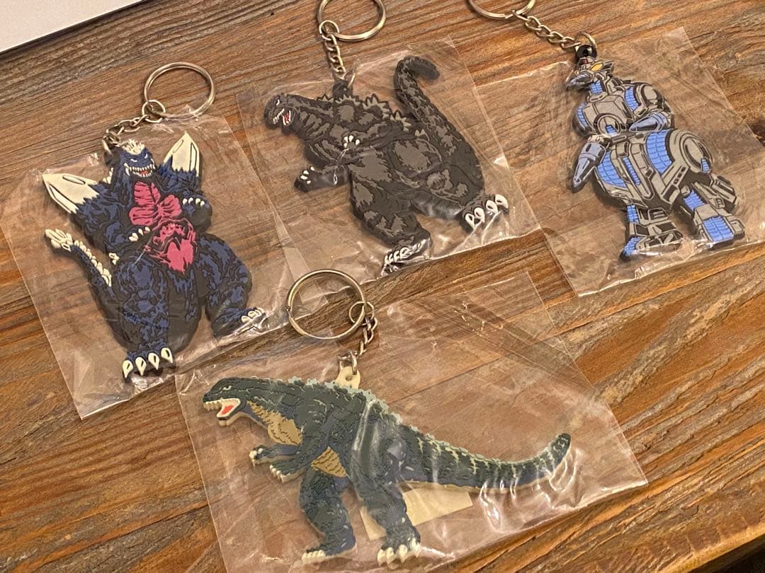 ゴジラ スペースゴジラ モゲラ ゴジラジュニア　キーホルダー　新品未開封　セット