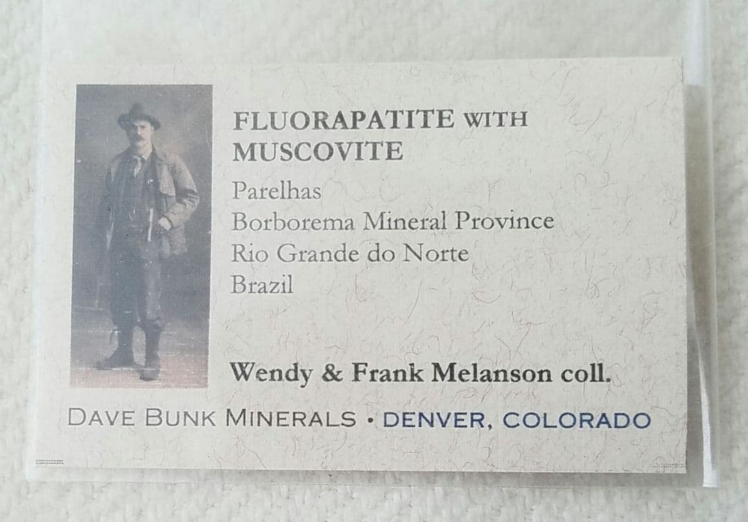 鉱物標本　弗素燐灰石　 Fluorapatite