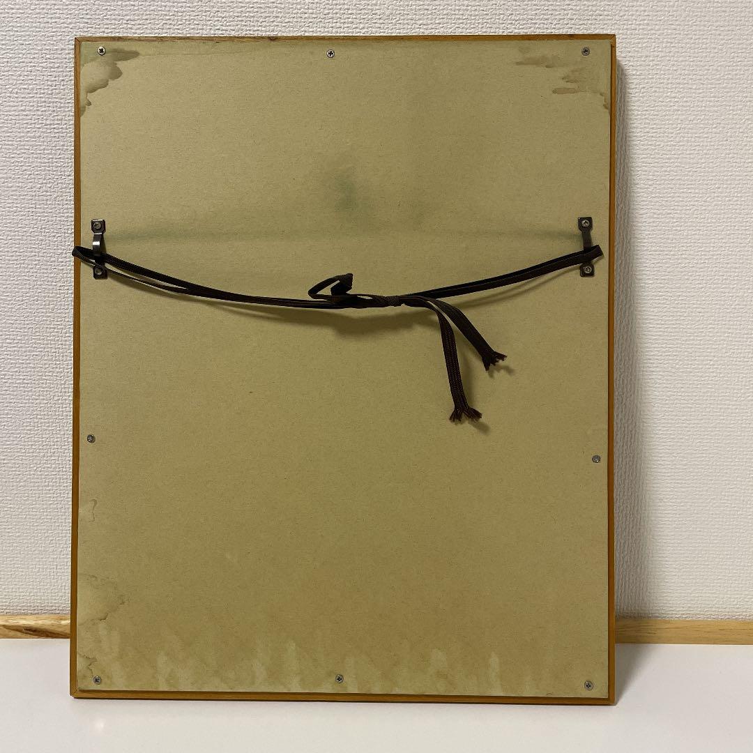 ＊Juliane Marie＊・Blue flower・額装３４cm×２８cm