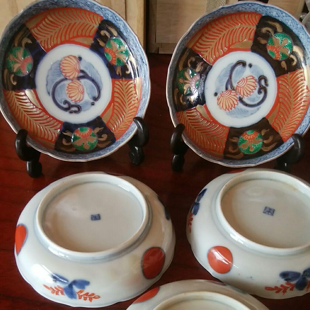 122 伊万里焼　皿　3寸皿　5客