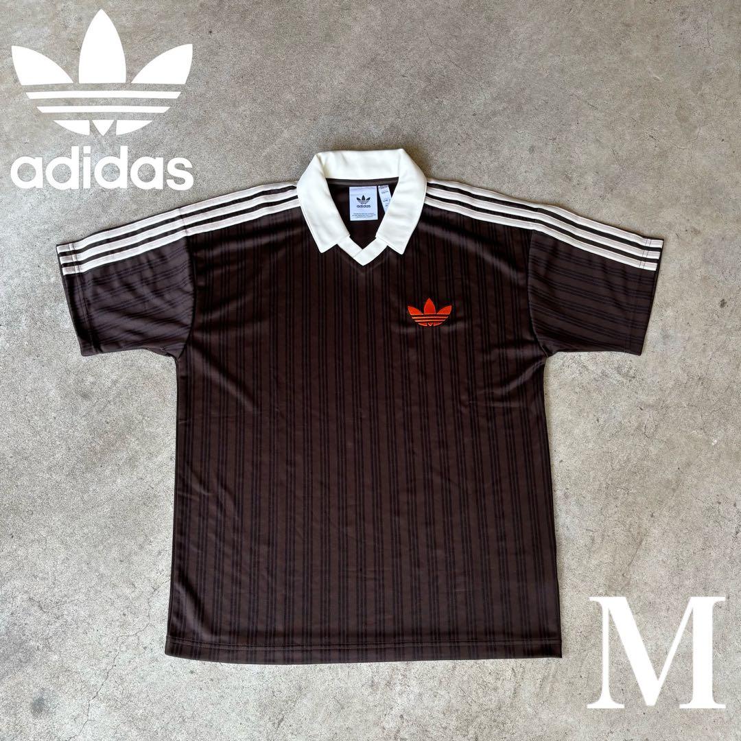 新品M⭐️adidas フットボールジャージ ABCマート限定 Tシャツ ブラウン