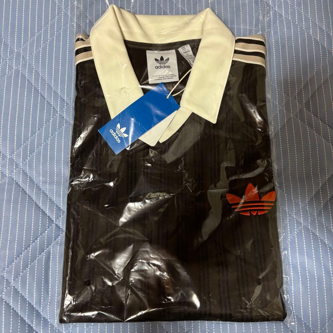 新品M⭐️adidas フットボールジャージ ABCマート限定 Tシャツ ブラウン