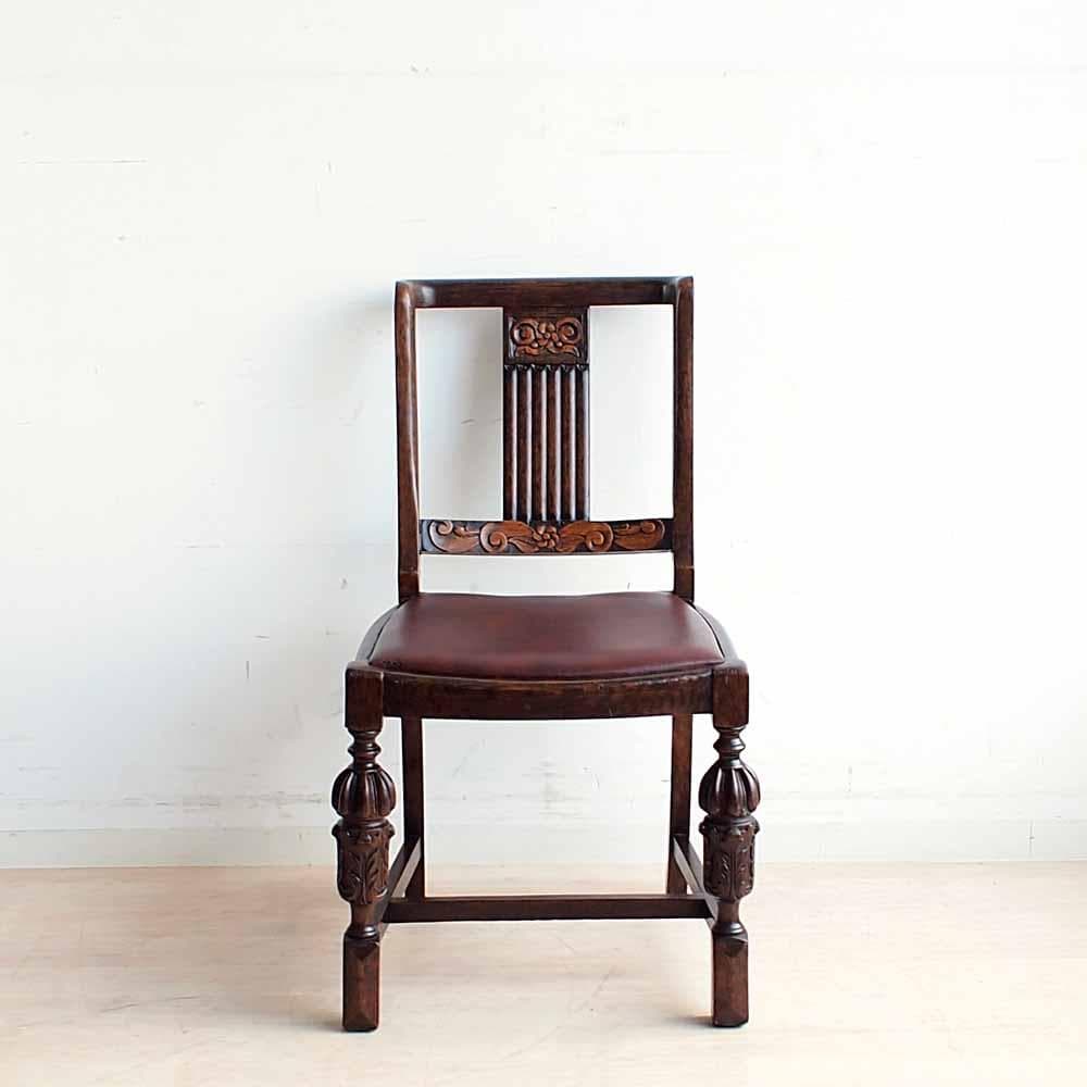 ミッキー様 バルボスレッグ オーク材 チェア C ZR24226