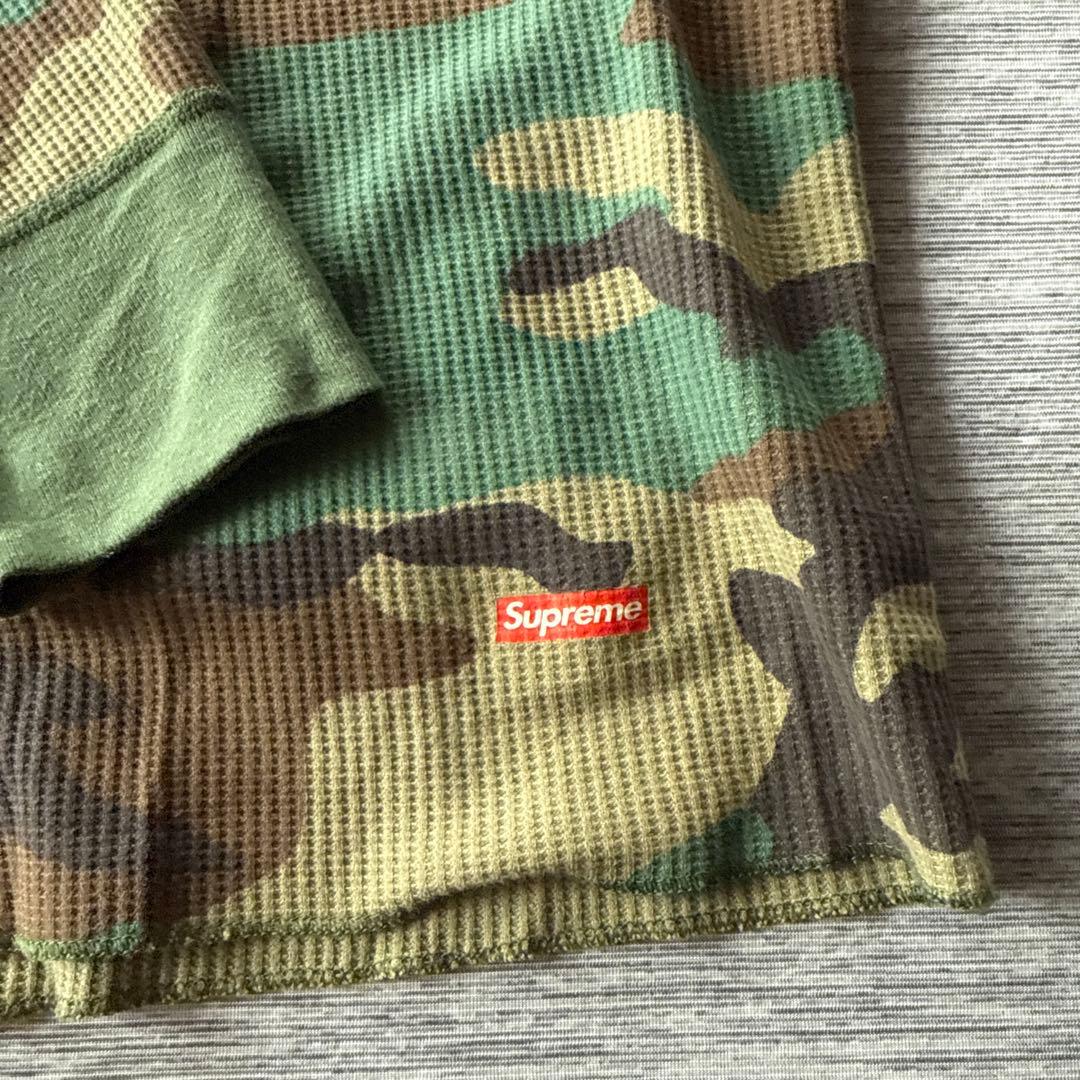 Supreme Hanes camo thermal 迷彩　サーマル