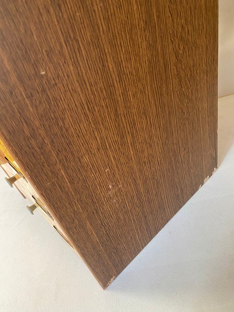 木製　花柄　ミニ箪笥　小物入れ　レトロポップ　引出し　レトロ