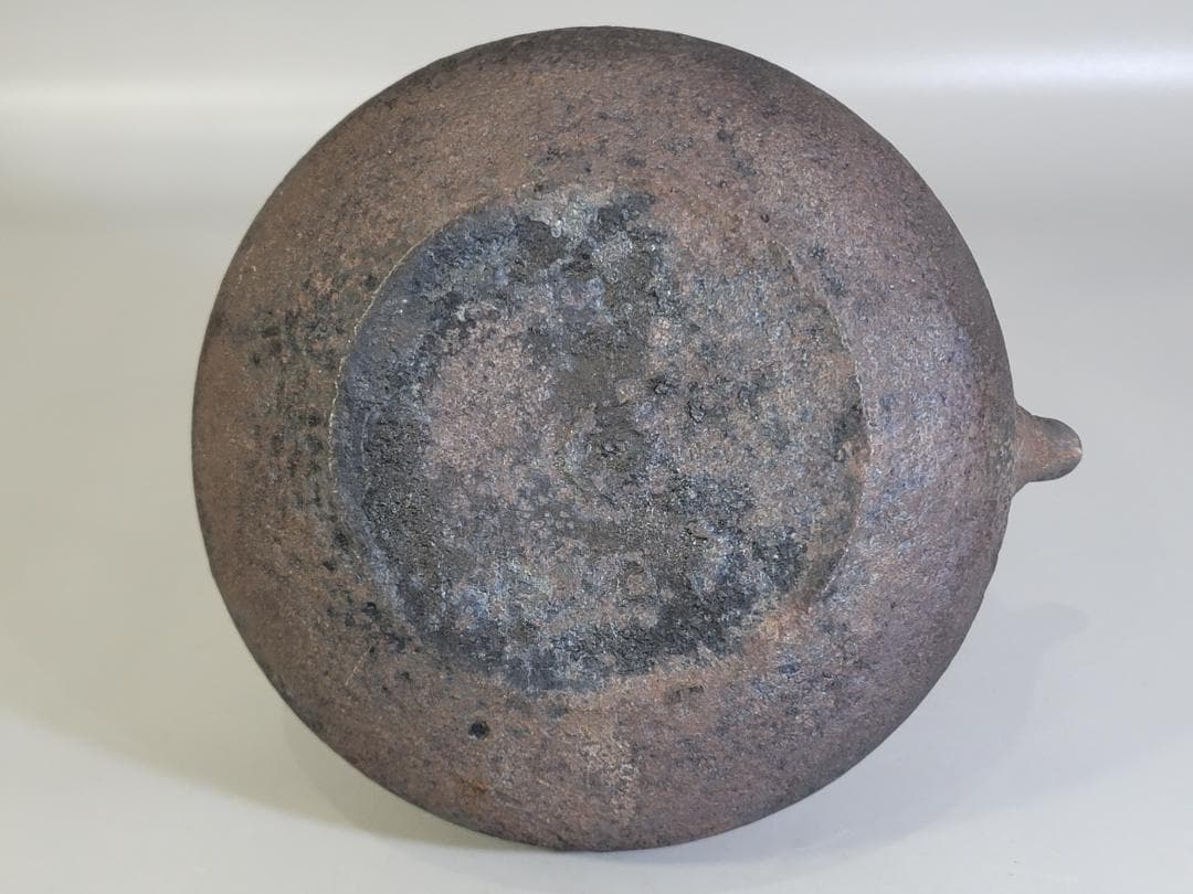 金龍堂 銀摘み 松葉紋 鉄瓶