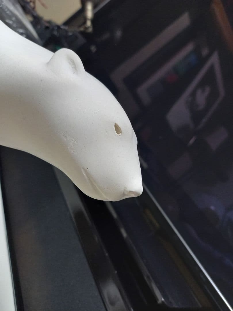 フランソワ　ポンポン　ルーブル美術館　ムラージュ工房　大型　シロクマ　オブジェ