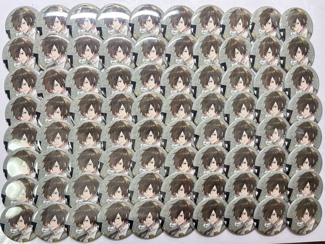 文豪ストレイドッグス 文スト 太宰治 10周年缶バッチ 原作絵 80個