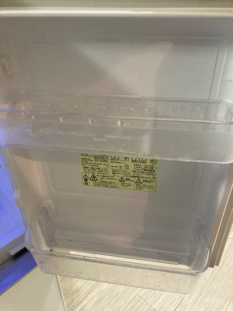 中古品　格安　送料無料　SHARP ノンフロン冷蔵庫 SJ-G14E4-W