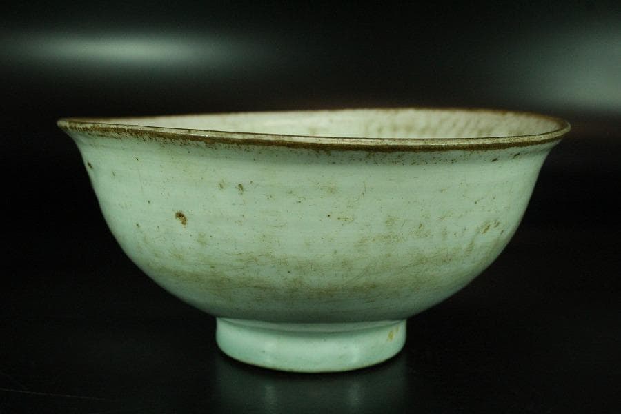 中国美術 青白磁 影青 碗 φ16.5cm 宋(K-XA723)