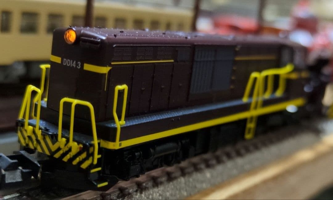 鉄道模型 国鉄DD14 3 茶色 除雪機関車
