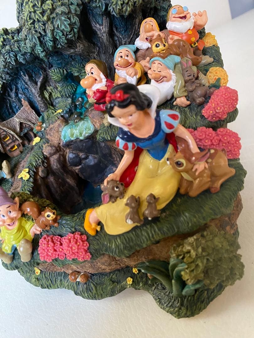 ディズニーストア　白雪姫　七人の小人 ジオラマ　置物　レア