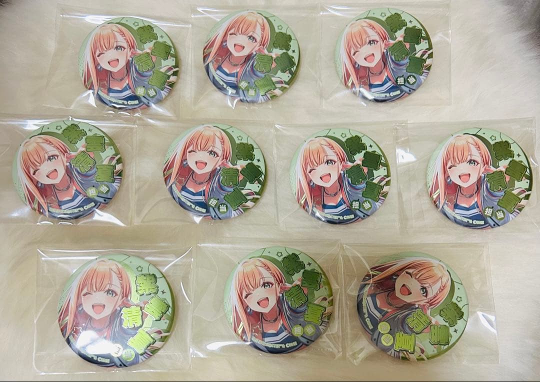 学園アイドルマスター　紫雲清夏　担当ジュエリー缶バッジ　10点