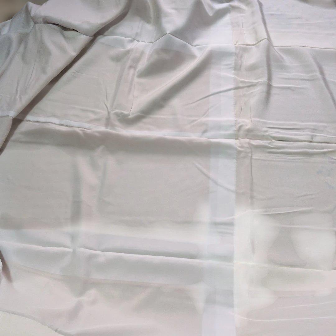 訪問着 ベージュ 花柄刺繍 シルク