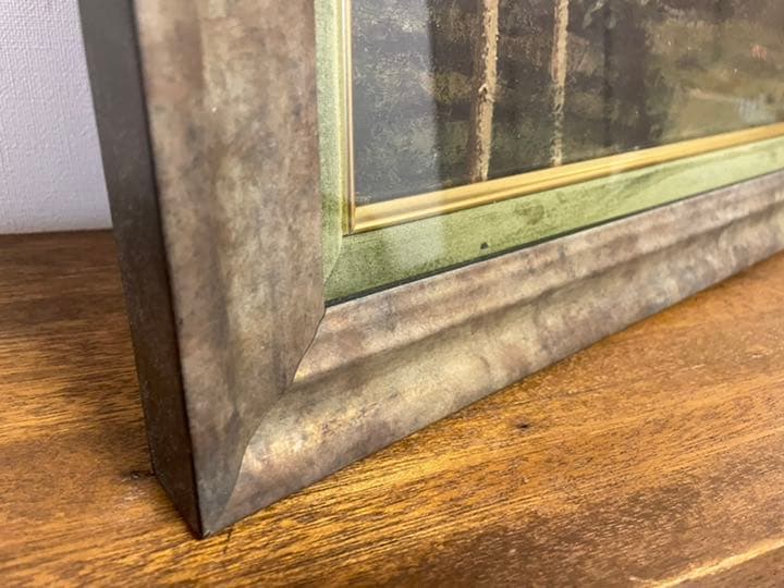 作家印あり　1932　物故日本作家　初期油彩　風景画　油絵　美術品