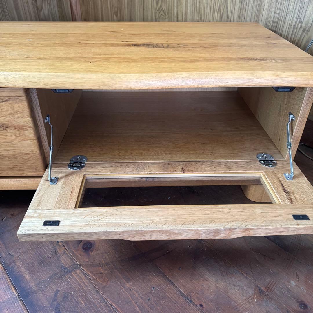 天然木目が美しい！大塚家具 起立￼木工 ドリフトオーク　テレビボード 165