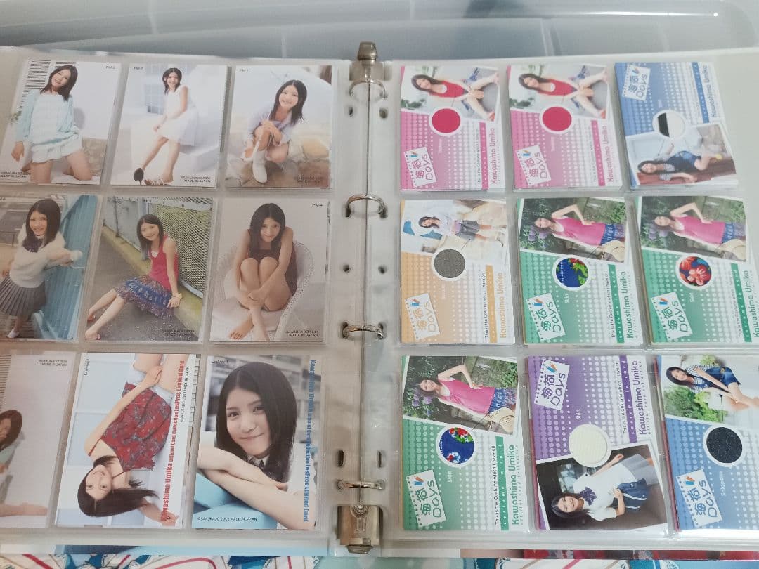 最終値下げ　川島海荷　カードコレクション　海荷Days　ファイル　サインカード