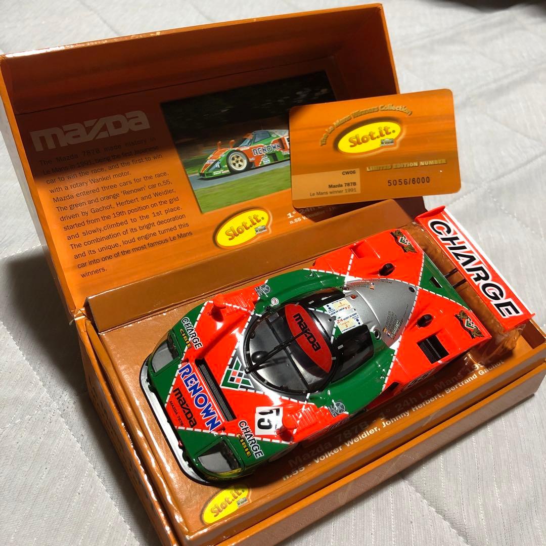 スロットイット CW06 マツダ787B ルマン優勝車 スロットカー 超レア物
