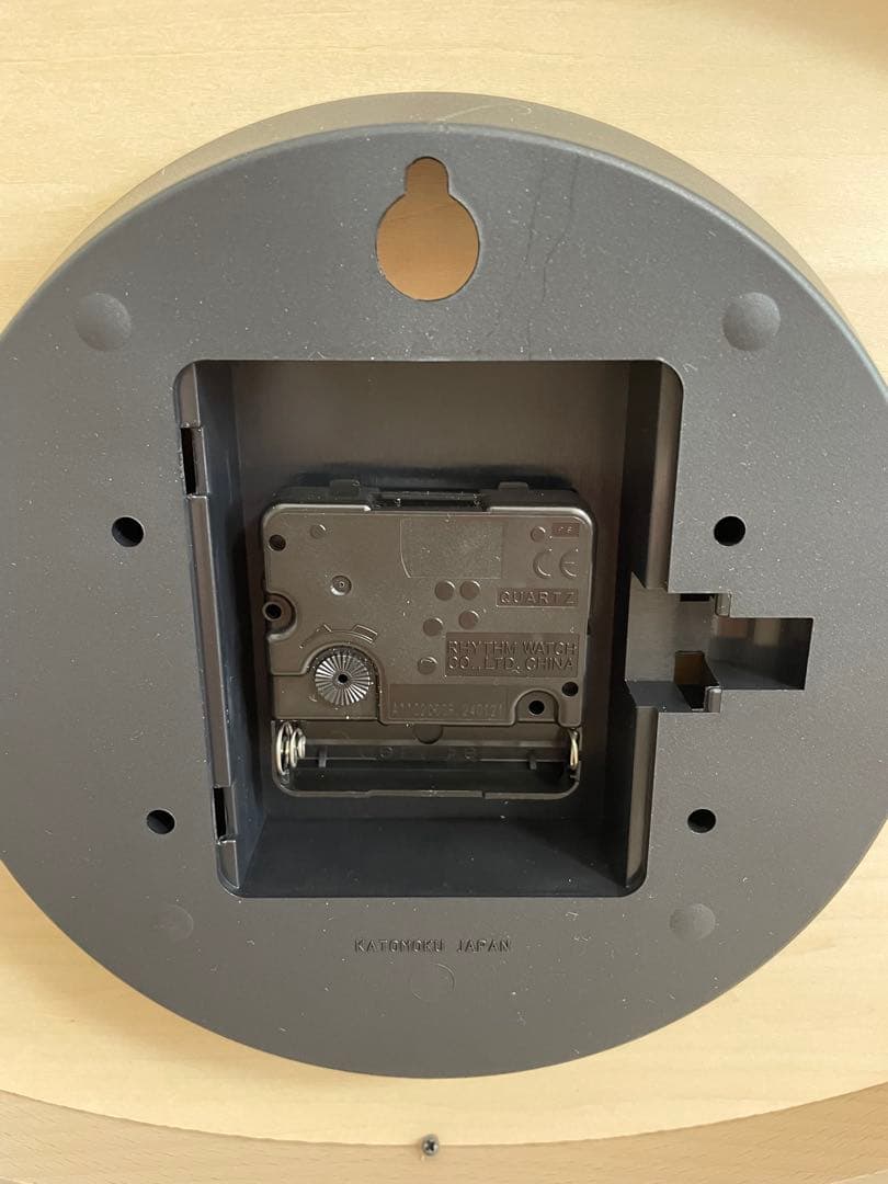 CHAMBRE 壁掛け時計 グレージュ 未使用 外箱・保証書・付属品あり