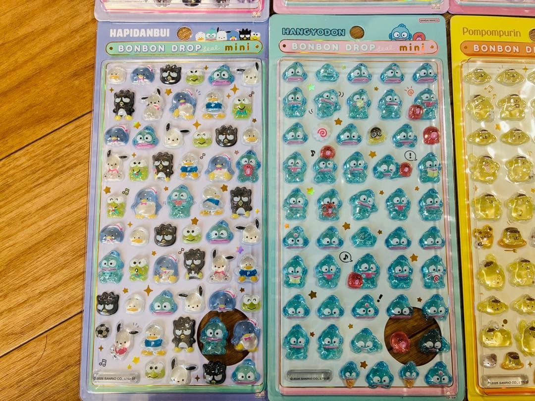 サンリオ BONBON DROP mini シール 8種類セット　国内正規品