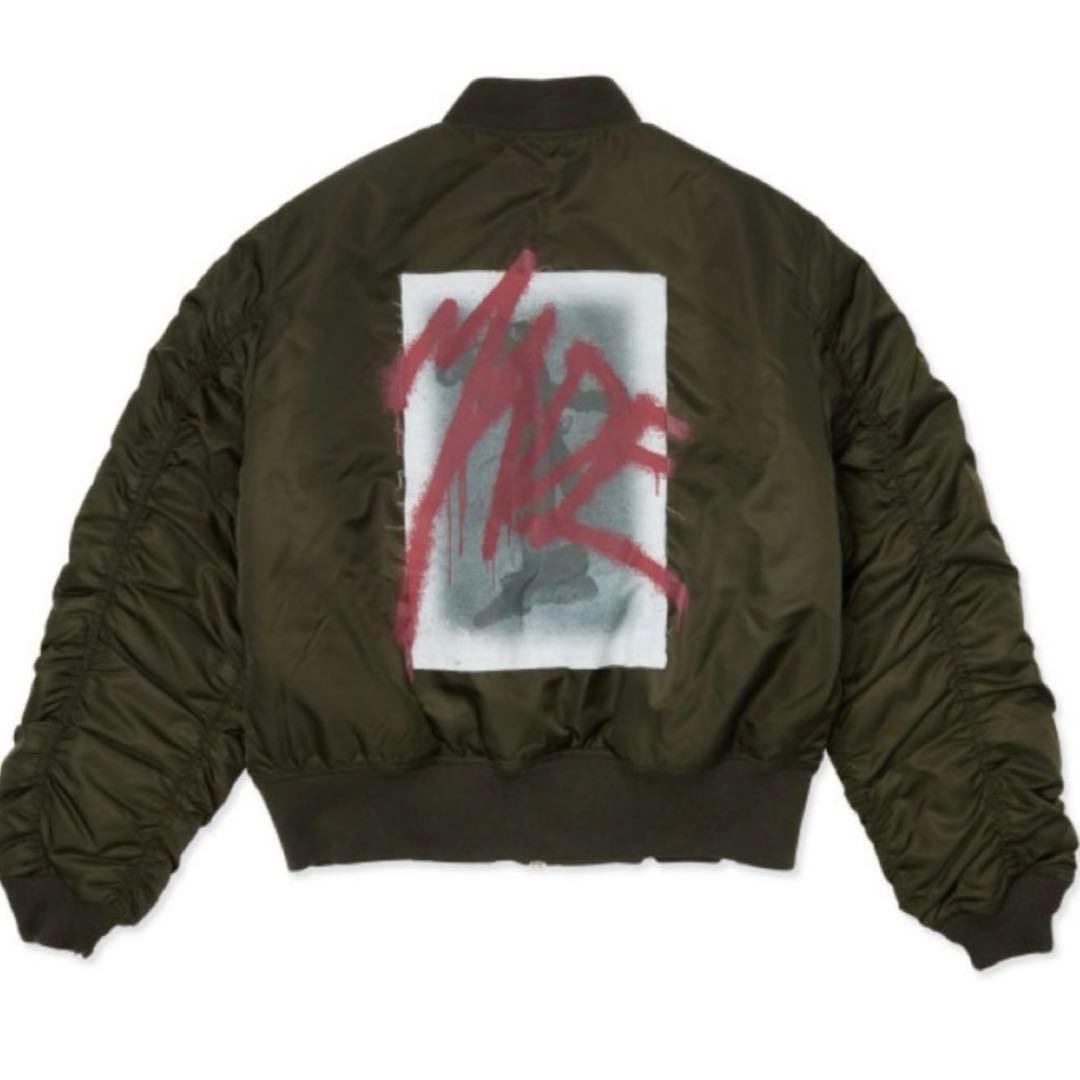 ゆうしん　 ENHYPEN ニキ MA-1 Artist-Made XL