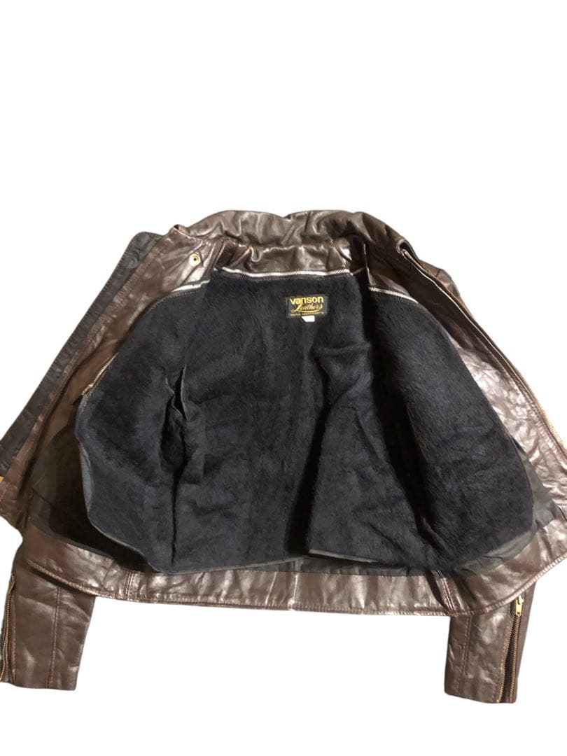 黒タグ　VANSON ライダース　70s後期〜80s初期　vintage