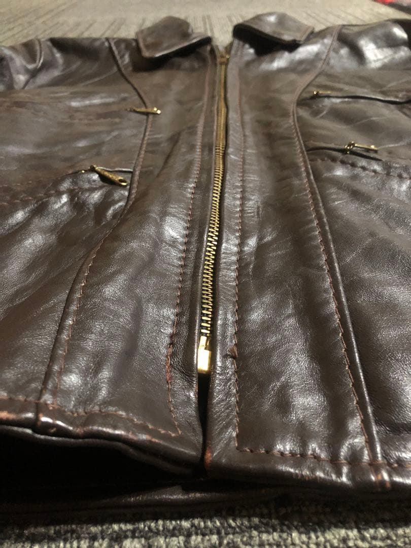 黒タグ　VANSON ライダース　70s後期〜80s初期　vintage