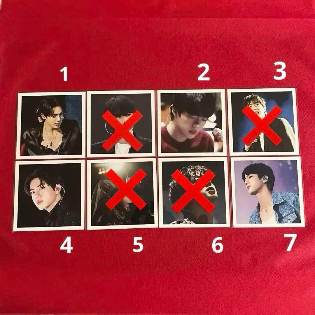 BTS 正方形両面フォト ♡Jin