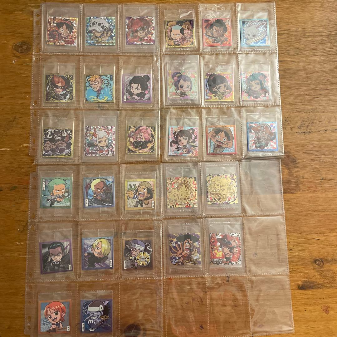 ワンピースウエハースシール　フルコンプ　log1~12 両面ニカ+多数